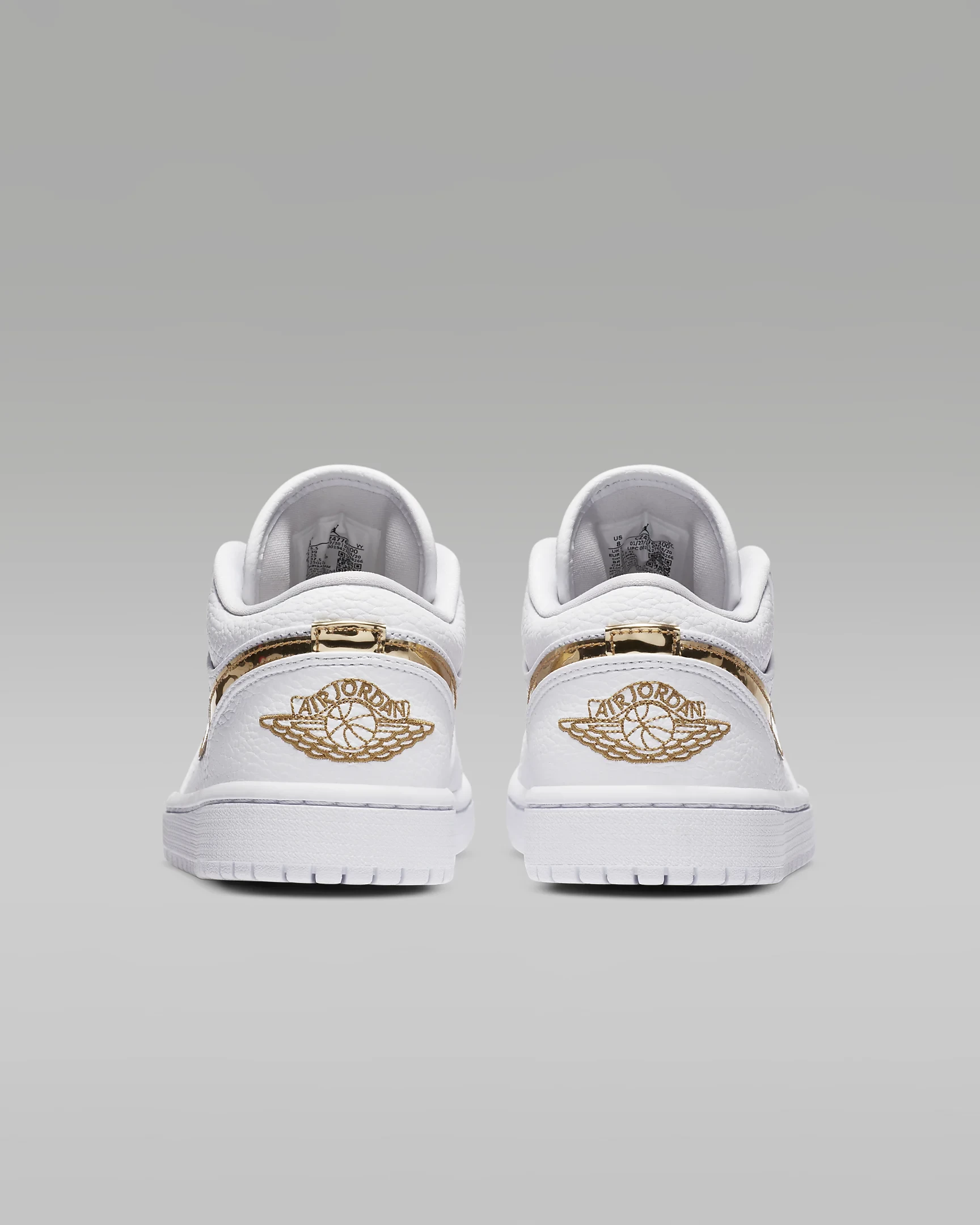 Air Jordan 1 Low Gold Metallic Swoosh CZ4776-100 | Dead Stock