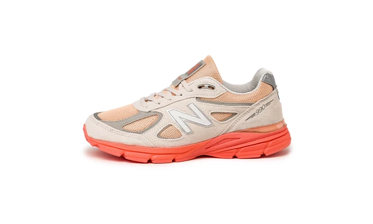 New Balance 990 V4 Tangerine Made in USA