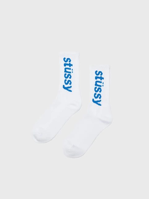 HELVETICA JACQUARD CREW SOCKS Image