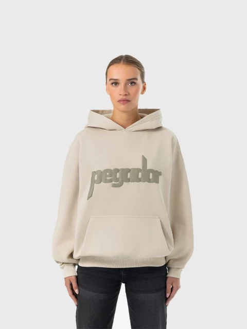 Bonnie Oversized Hoodie Washed Light Beige Image