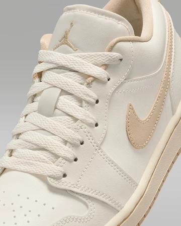Jordan 1 Low Sail Tan Upper Details