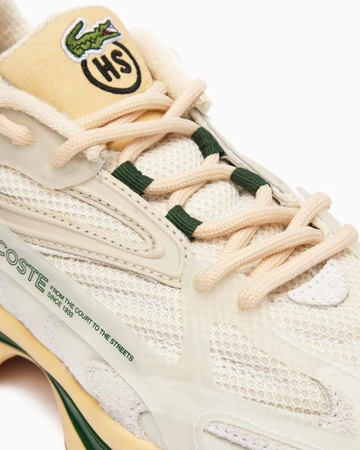 Highsnobiety Lacoste Athleisure Cream Green - Detail