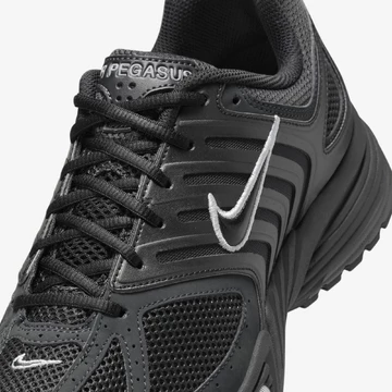 Nike Air Pegasus 2005 Black Metallic Silver Upper Details