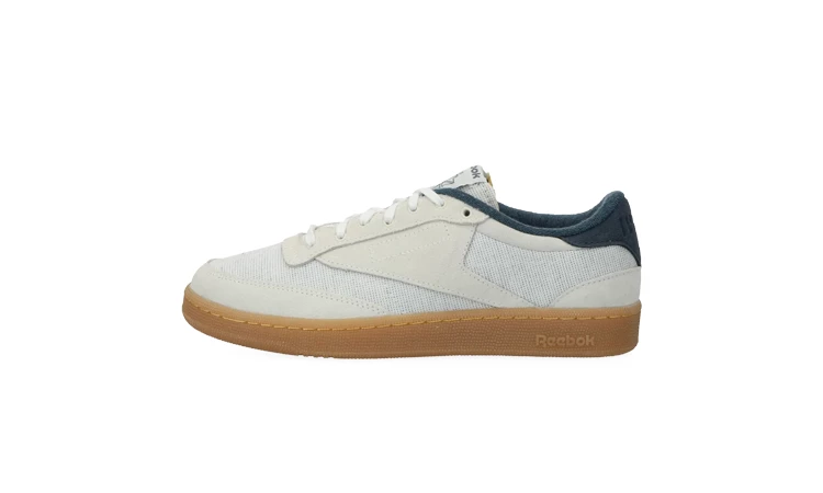 Western Hydrodynamic Research Reebok Club C 85 Chalk von der Seite auf weißem HIntergrund