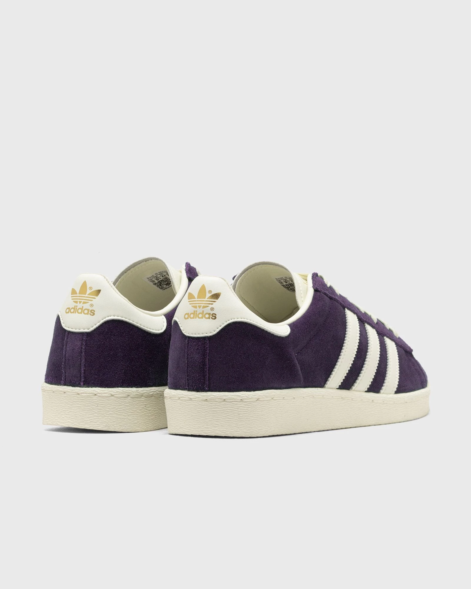 新品 adidas JABBAR LO 紫スエード US11 29cm 天然皮革 定価14300円 