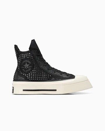 Swarovski Converse Chuck 70 De Luxe Squared Black Crystal - Außen