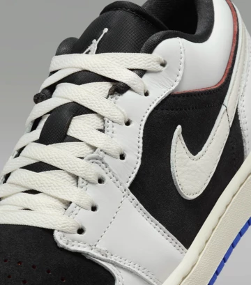 Jordan 1 Low Quai 54 Off Noir Detail Swoosh