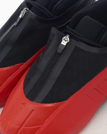 adidas Crazy IIInfinity Red Core Black Upper Details