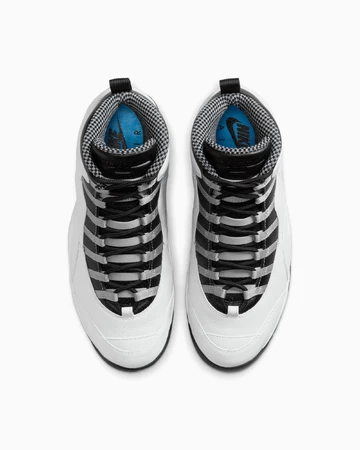 Jordan 10 Steel Paar von oben