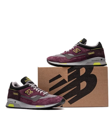 New Balance 1500 Plum Wine Paar + Shoe Box