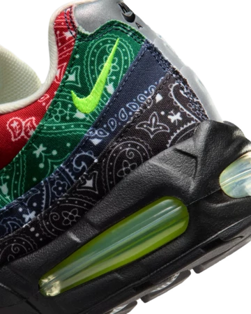 Nike Air Max 95 Big Bubble Paisley Bandana Ferse