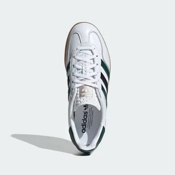 adidas Gazelle Indoor White Collegiate Green von Oben