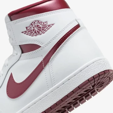 Jordan 1 High 85 Metallic Burgundy Details Ferse