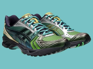 P. Andrade x Asics Gel-Kayano 14 schräg frontal