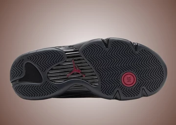 Mowalola x Nike Air Jordan 14 Retro Burnt Red Sohle