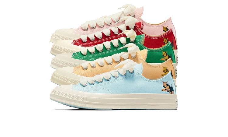 Converse golf le fleur rose bleu best sale