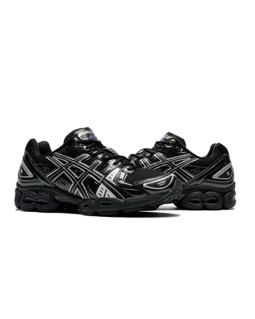 ASICS GEL-Nimbus 9 Black Pure Silver - Außen und Innen