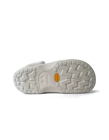 Crocs EXP Vibram Classic Clog White Sohle