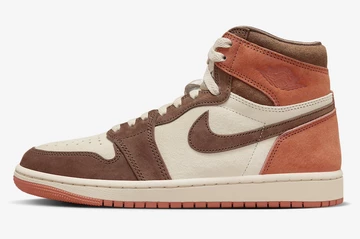 Der Jordan 1 High Dusted Clay von außen