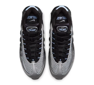 Palace x Nike Air Max 95 Silver von oben