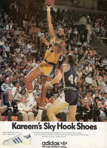 adidas Jabbar Collegiate Royal Low Kareem Poster