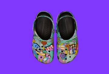 The Beatles x Crocs Classic Clog Pack von oben