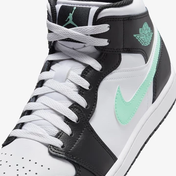 Jordan 1 Mid Green Glow
