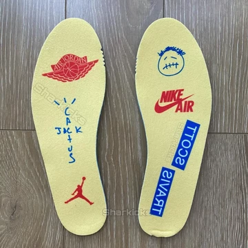 Travis Scott Jordan 1 Low Canary - Einlegesohle