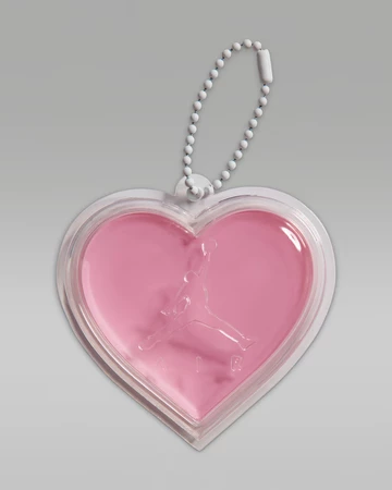 Nike Air Jordan 4 White Medium Soft Pink GS Chain