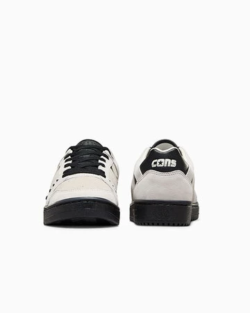Converse AS-1 Pro Black Gum Pack Egret Paar von vorne und Ferse