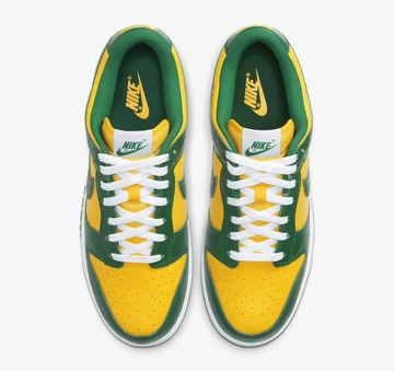 Das Nike Dunk Brazil Restock Modell für 2024 von oben