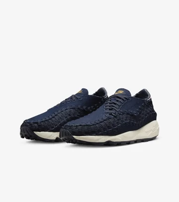 Nike Air Footscape Woven Marine Paar im Profil