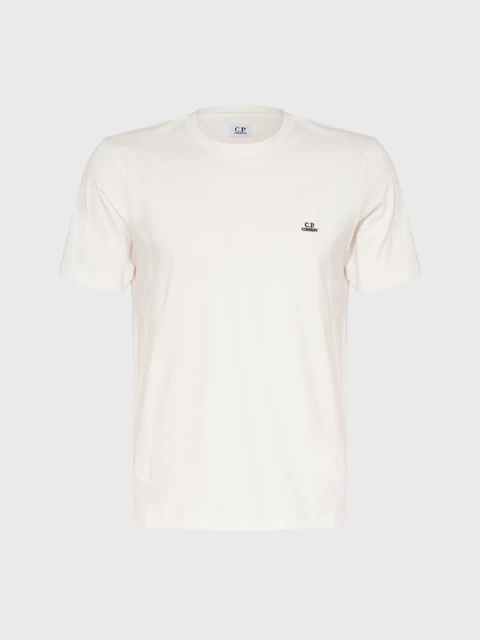 T-Shirt White Chest Logo Image