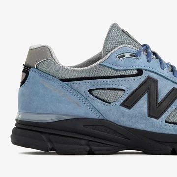 New Balance 990v4 Arctic Grey - Ferse Detail