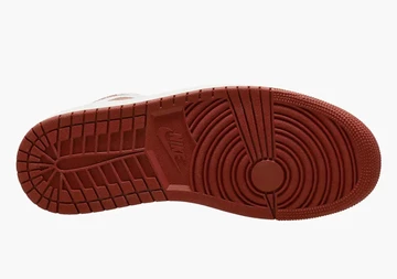 Jordan 1 Mid Dune Red Sohle