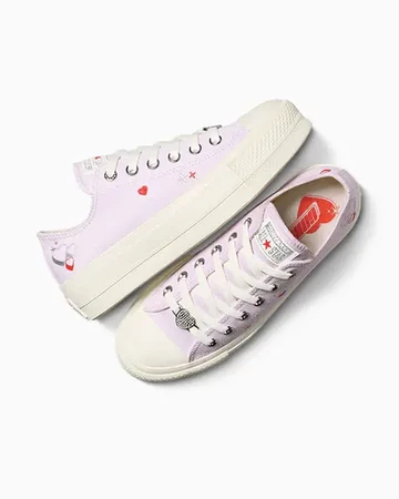 Converse Valentines Day Pack Chuck All Star Lift Platform von Oben