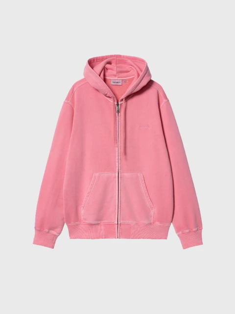 Carhartt Hooded Duster Script Jacke Charm Pink Image