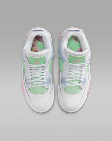 Nike Air Jordan 4 White Medium Soft Pink GS Upper