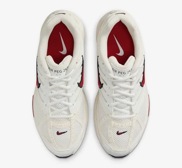 Nike Air Pegasus 2k5 White Gym Red von oben