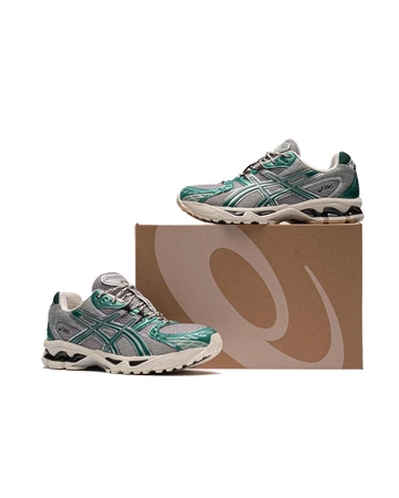 TOMO x ASICS Gel-Nimbus 10.1 Green Metallic mit Karton