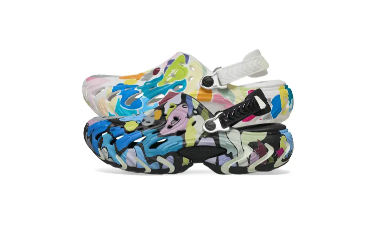 BAPE x Crocs Echo 2 Clog Rainbow Camo Pack