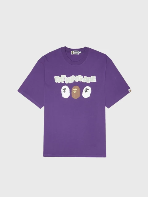 Triple Ape Head Tee Lila Image