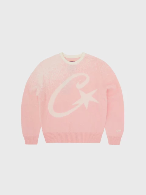 C Star Gradient Mohair Knit Sweater Image