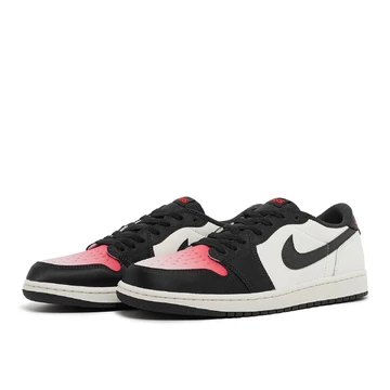 PSG x Air Jordan 1 Low Pink Oxford Paar Außenseite