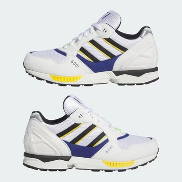 Civilist adidas ZX 6001 B Crystal White beide Schuhe
