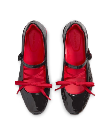 LABELHOOD x Nike Shox Z Calistra Black & University Red Paar