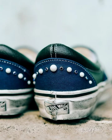 Vans Premium Classic Slip-On 98 Pearlized Indigo Mood 2