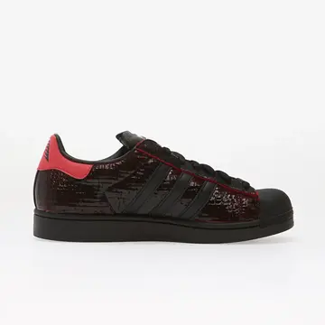 Anthony Edwards x adidas Superstar II Core Black Pure Ruby