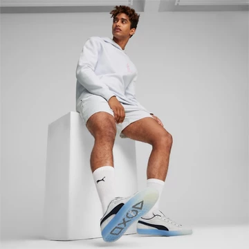 Playstation Puma Suede Pack White On Feet Model