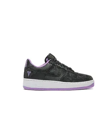 Kobe Bryant x Nike AF 1 Low Black Purple Stardust Außenseite